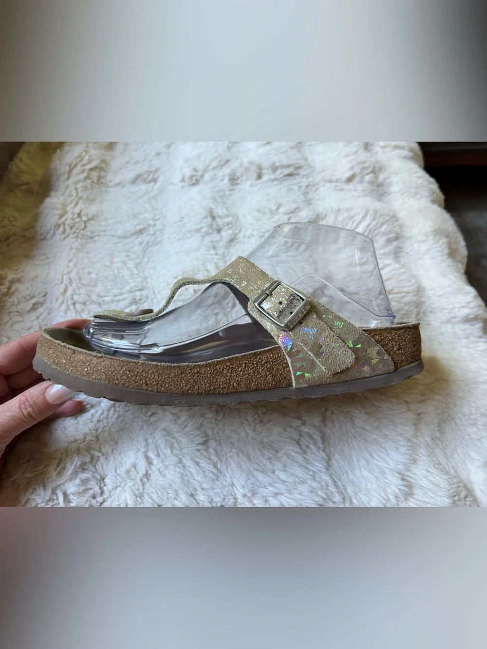 Birkenstock Gizeh Hologram EU 39 US 8-8 1/2